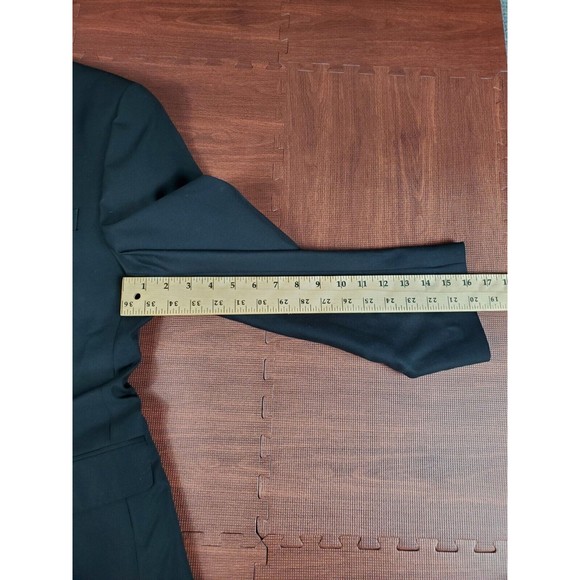 SEAN JOHN 41R Black Classic Lined Blazer Sport Coat 2 Buttons,4 Button Cuff Mens - Picture 8 of 11